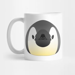 cute babby penguin face Mug